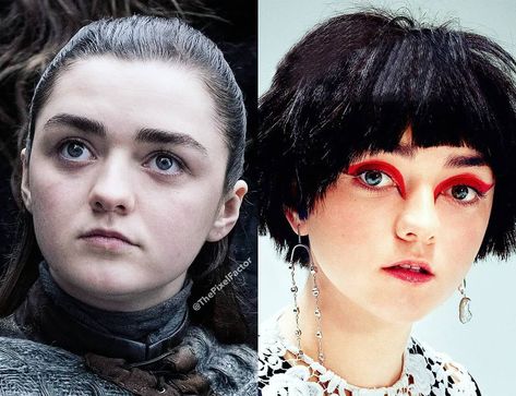 September 30th vs October 1st October 1st, Arya Stark, Maisie Williams, Hoop Earrings