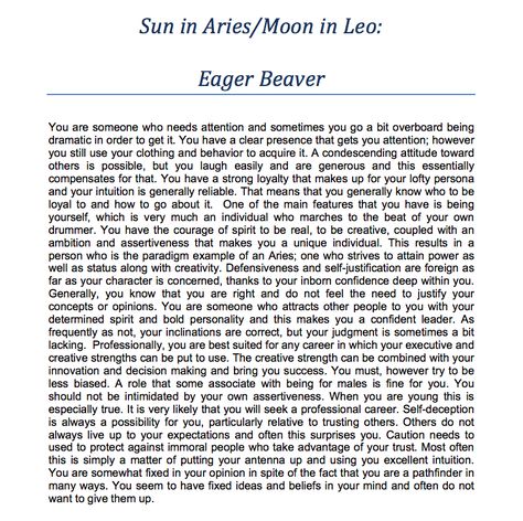 Aries Sun/Leo Moon - Eager Beaver Aries Sun Leo Rising, Leo Moon Aesthetic, Kylie Core, Left Me Quotes, Aries Sun Sign, Sun In Aries, Leo Aries, Aries Sun, Aries Moon