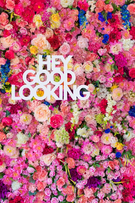 Hey good looking! Hey Good Looking Quotes, Mothers Day Graphic Design, Content Wallpaper, Virtual Wallpaper, Chocolate And Flowers, Royal Icing Flowers, Mother's Day Brunch, Studio Diy, Long Island New York