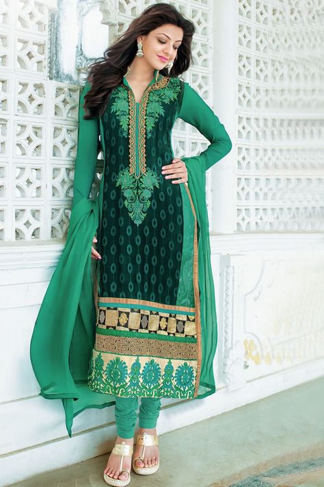 https://flic.kr/s/aHsm7u46tj | KCRT_1629 | Designer Semi Stiched Salwar Suit Collections.. Ladies Suits Indian, Orang India, Salwar Kameez Online Shopping, India Clothes, Resham Work, Churidar Suits, Gaun Fashion, Salwar Kameez Online, Utsav Fashion