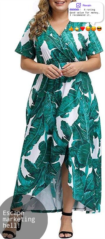 Allegrace Dresses Snakeskin Big Leaf Turquoise Women's Clothing for Dresses | 3 User Reviews Flower Print Long Dress, Flowy Long Dress, Flowy Dress Long, Snake Skin Dress, Cocktail Formal, Flowy Maxi Dress, Plus Size Maxi, Beach Wear Dresses, Women Plus Size