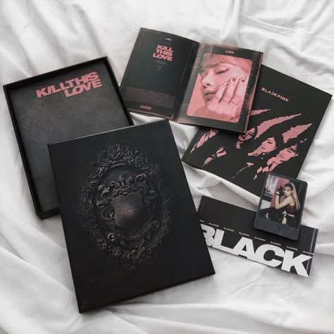 Blackpink Album Aesthetic, Blackpink Album Collection, Blackpink Collection, Blackpink Album, Blackpink Merch, Album Aesthetic, Kpop Concert Outfit, Kpop Album, Kpop Albums