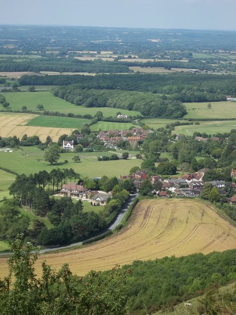 Ditchling Beacon view Birdseye View, Rural England, Brighton Sussex, England Countryside, South Downs, Aerial Photos, Fairytale Cottage, Storybook Cottage, British Countryside