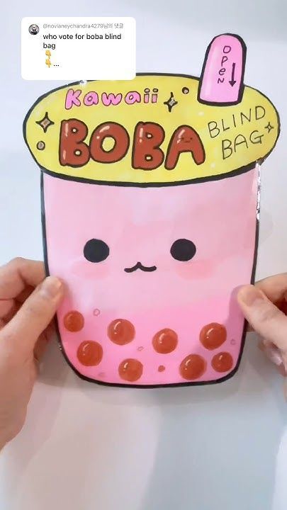 Unconventional Paper Crafts: Push Your Creative Boundaries! (Appeals to those seeking originality) Paper Squishies, Paper Blinds, Asmr Skincare, Boat Quilt, Kawaii Boba, Better With You, Kraf Kertas, Surprise Toys, Papercraft Ideas