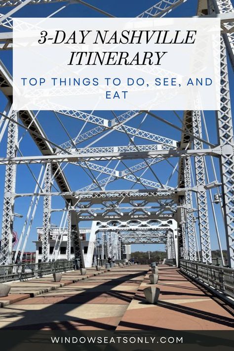 Nashville, the vibrant heart of Tennessee, is a city rich in history, music, and Southern charm. If you are planning a weekend getaway, here is a 3-day Nashville itinerary based on my own unforgettable experience in this lively city. From iconic landmarks to trendy neighborhoods, this weekend itinerary in Nashville ensures you capture the essence of Nashville in just three days. 3 Day Nashville Itinerary, Nashville Itinerary, Nashville Things To Do, Nashville Fall, Nashville Downtown, Hermitage Hotel, Weekend In Nashville, Nashville Vacation, Visit Nashville