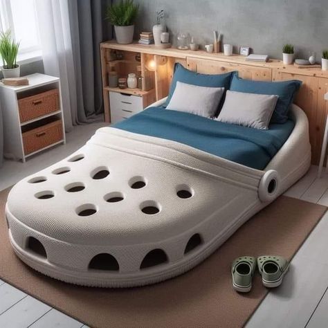 Weird Beds, Wall Art Projects, Weird Furniture, Amazing Bedroom Designs, Unusual Furniture, Collar T Shirt, Unique Beds, Social Media Strategy, Cute Bedroom Decor