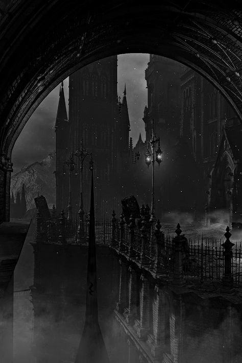 Bloodborne London 1800, Castle Aesthetic, Victorian Goth, Gothic Aesthetic, Bloodborne, Dark Gothic, Vintage Horror, Gothic Architecture, High Fantasy