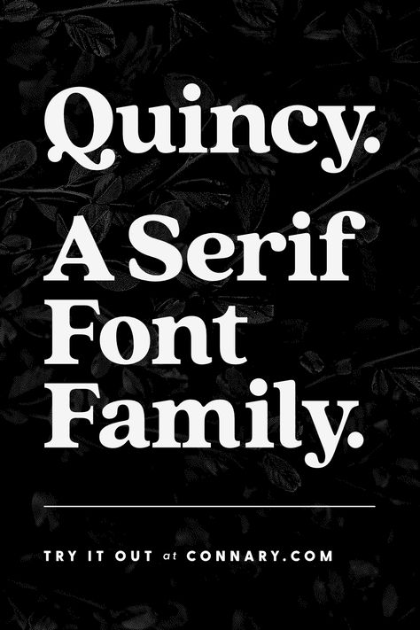 Quincy CF is an elegant serif typeface that is warm and classic. The human touches give this font a gentle aesthetic, while the sophisticated nature of this serif font allows it to be used as a stately display font. Quincy makes a wonderful addition to any creative designer’s type kit. Tags: classic, vintage, serif, warm, body copy, elegant, opentype, smooth. Friendly Typeface, Gentle Aesthetic, Inspiration Typographie, Design Alphabet, Type Treatments, Font Inspiration, Commercial Fonts, Font A, Brand Fonts