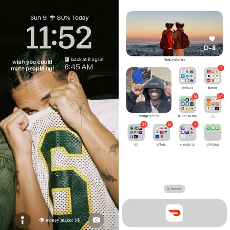 Home Screen Set Up Iphone, Iphone 11 Home Screen Layout Ideas, Iphone 15 Home Screen Ideas, Iphone Wallpaper Layout, Iphone Set Up Ideas Homescreen, Egirl Photos Ideas, Phone Obsession, Ios Ideas, Ios App Iphone