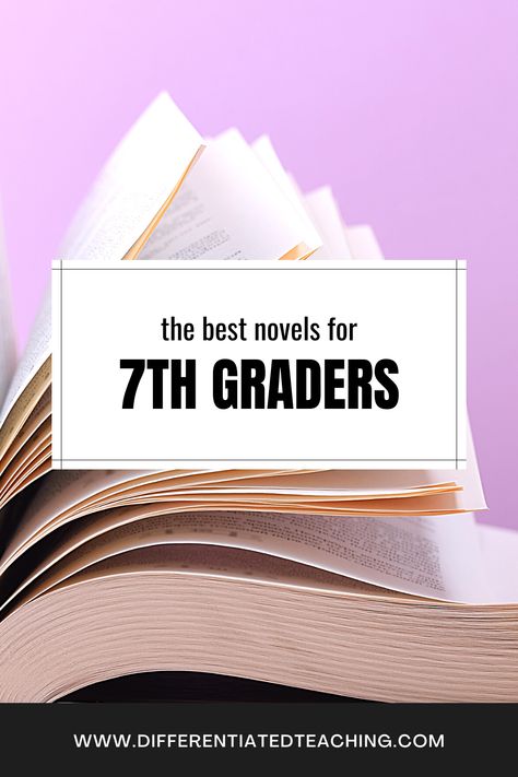 Looking for great novels for your 7th graders? Check out my booklist for teachers and homeschoolers! 📚🏫 These books are perfect for independent reading, novel studies, and book clubs. Each book includes a short summary and reading level information to help you choose the right fit for your students. Happy reading! #booksfor7thgraders #novelstudy #homeschooling #readinglist 6th Grade Reading List, 7th Grade Reading List, 7th Grade Reading, 6th Grade Reading, Realistic Fiction, Book Clubs, Independent Reading, Seventh Grade, Grade Book