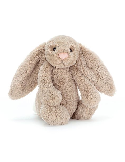 Jellycat Bashful Beige Bunny - Purebaby Bashful Bunny, Jellycat Toys, Bunny Stuffed Animal, Jellycat Bashful, Cuddle Buddy, Gift For Boys, Bunny Plush, Let Go, How To Make Beads