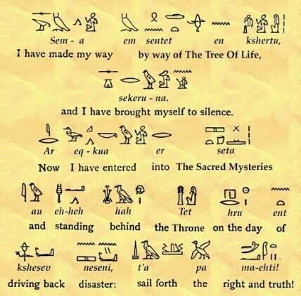 Tree of Life Spiritual Stages, Egyptian Quotes, Egyptian Quote, Ancient Egypt Hieroglyphics, Egypt Hieroglyphics, Kemetic Spirituality, Ancient Alphabets, Ancient Egyptian Hieroglyphics, Ancient Egypt Gods