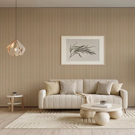 Fluted Wall, Masonry Wall, Wall Panels, Wall Colors, Wood Paneling, Great Rooms, Wall Paneling, Wall Murals, House Interior