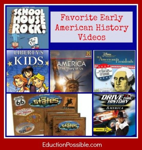 Using Videos to Teach Early American History - EducationPossible.com American History Activities, Early American History, American History Homeschool, American History Timeline, Teaching American History, 4th Grade Social Studies, 5th Grade Social Studies, Homeschool Social Studies, History Videos