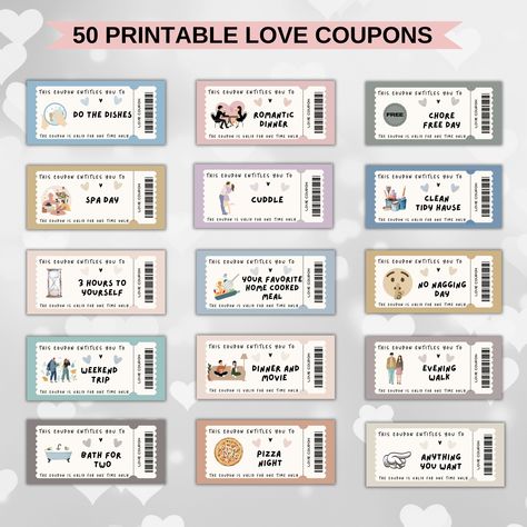 love Coupon Book Printable Coupon Gift For Boyfriend and Girlfrend Valentine Coupon Book Birthday Voucher Book Anniversary Coupon Book by NzfDigital on Etsy Boyfriend Vouchers Coupon Books, Boyfriend Diy Coupons, Boyfriend Birthday Coupons, Love Coupon Ideas For Him, Voucher For Boyfriend Ideas, Gift Coupons Printable, Diy Vouchers For Boyfriend, Love Tickets For Boyfriend, Birthday Coupons For Boyfriend