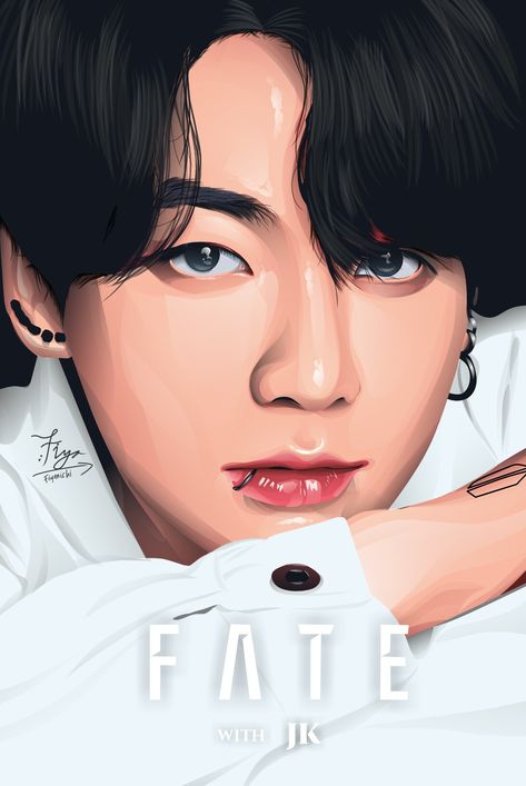 Jungkook Art, Dark Painting, Blue Roses Wallpaper, Reference Photos For Artists, Happy Birthday Cake Images, Portrait Drawings, Roses Wallpaper, Cute Laptop Stickers, Taehyung Fanart