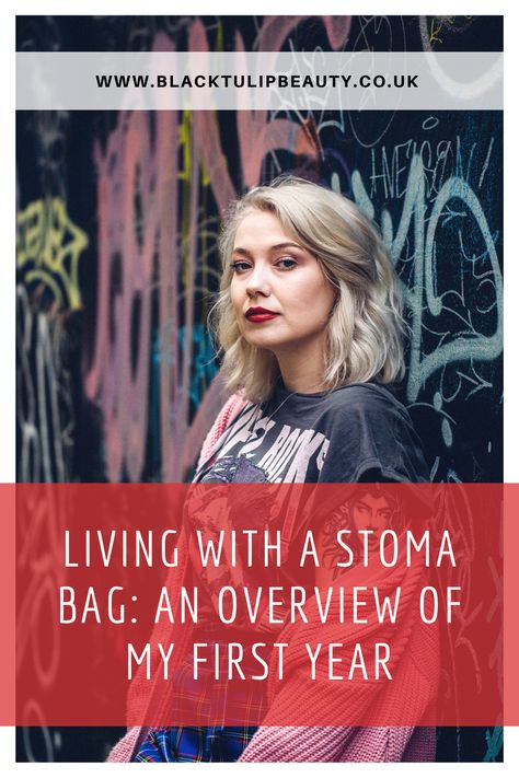 Ostomy life - An overview of my first 12 months living with a stoma bag as a young woman due to Ulcerative Colitis, a type of Inflammatory Bowel Disease. Ostomy Fashion For Women, Stoma Bag, Ostomy Fashion, Ostomy Life, Ostomy Bag, Medical Terms, Black Tulips, Emergency Kit, First Year