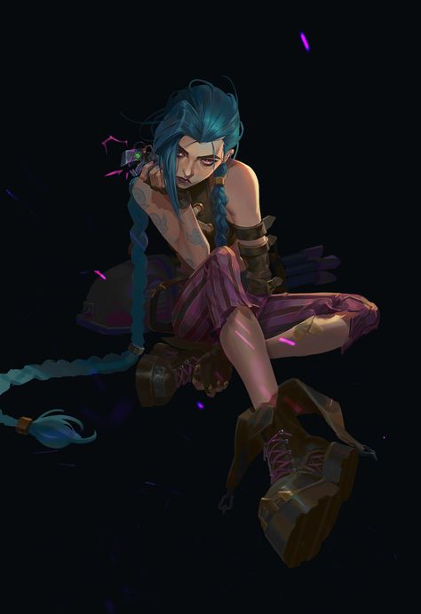 ArtStation - ARCANE-jinx, 🔺Qi Mang🔻 Jhin League Of Legends, Jinx Cosplay, Arcane Jinx, Jinx League Of Legends, Crazy Women, League Of Legends Characters, Lol League Of Legends, 영감을 주는 캐릭터, Street Fighter