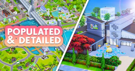 one of the BEST save files in the sims 4! populated & detailed, a must have! this save file has so many little details and so many new si... Sims 4 Newcrest Save File, Sims 4 Save File 2023, Sims 4 Save File With Cc, Sims 4 Saves, Sims 4 Save File, San Myshuno, Play Sims 4, Play Sims, Sims Ideas