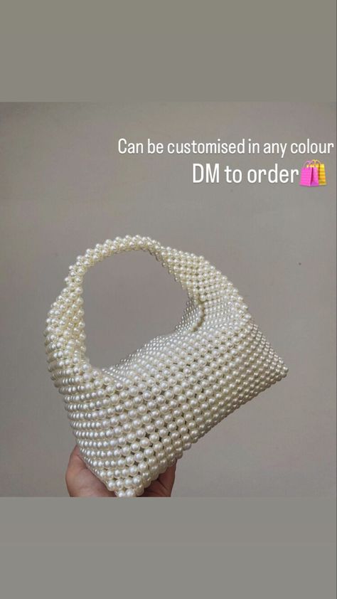 Handmade bag can be customised in any colour Whatsapp 9617945855 to order #fashion #pearl #pearlbag #handmadebag #india #aesthetic #instagram # Pearl Bag Aesthetic, India Aesthetic, Take Photo, Bag Aesthetic, Pearl Bag, Bags Aesthetic, Handmade Bag, Beaded Bags, How To Take