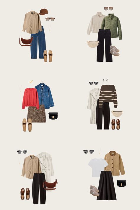 Fall Capsule Wardrobe 2024 Outfit Ideas - Stitch & Salt Fall Capsule Wardrobe 2024, Capsule Wardrobe 2024, Fall Capsule Wardrobe Casual, Capsule Wardrobe Casual, Teacher Wardrobe, Minimal Wardrobe, Capsule Wardrobe Outfits, Travel Capsule Wardrobe, Skirt And Sneakers