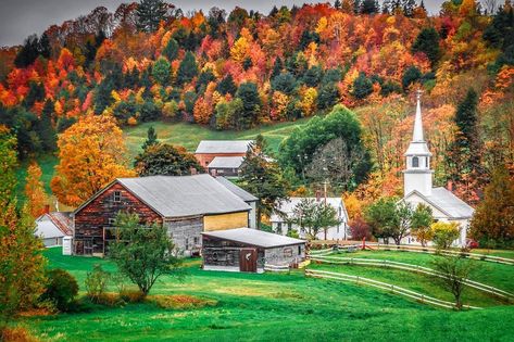 Dave Long on Instagram: “East Corinth - another image of the beautiful little towns of Northeast Vermont from a couple weeks ago. #insta_america #pocket_usa…” East Corinth Vermont, Autumn Mosaic, Country Churches, Country Church, Winter Scenery, Autumn Landscape, Country Living, Vermont, New England