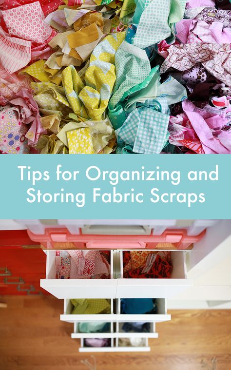 In Color Order: Tips for Organizing and Storing Fabric Scraps Storing Fabric, Organizing Fabric Scraps, Fabric Storage Solutions, Sewing Room Inspiration, Tips For Organizing, Pin Cushions Patterns, Amazing Crafts, Sewing Room Organization, Sewing And Quilting