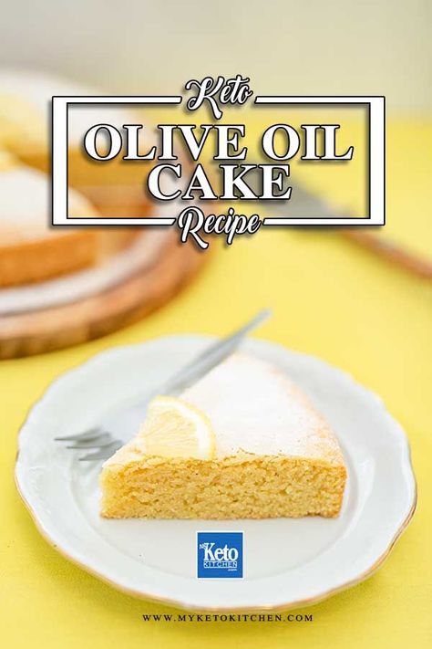 Keto Olive Oil Cake Recipe – Low Carb Italian Lemon Cake. Simple Sugar free Italian style cake is gluten free, healthy and delicious. It's so moist and light that it no frosting is needed. Serve for dessert or afternoon tea as a snack. #ketorecipes Italian Lemon Cake, Oil Cake Recipe, Olive Oil Cake Recipe, Lemon Olive Oil Cake, Simply Taralynn, Lemon Olive Oil, Oil Cake, Olive Oil Cake, Keto Cake