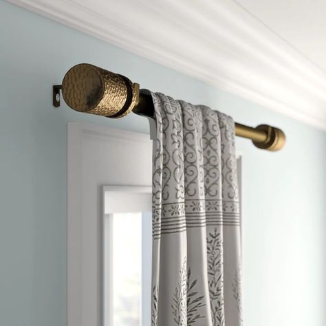 Urbanest Living — urbanest Double Shower Curtain Rod, Short Curtain Rods, Double Shower Curtain, Curtain Rods And Hardware, Curtain Rod Hardware, Steel Curtain, Simple Curtains, Curtain Hardware, Drapery Rods