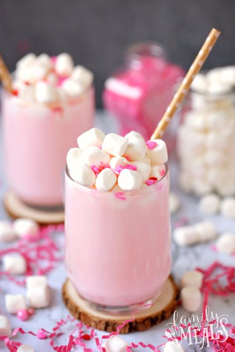 Pink Hot Cocoa, Keto Valentines, Diy Gift Tags, Valentines Recipes Desserts, Strawberry Mousse, Family Fresh Meals, Low Carb Cheesecake, Valentine Desserts, Gift Tags Diy