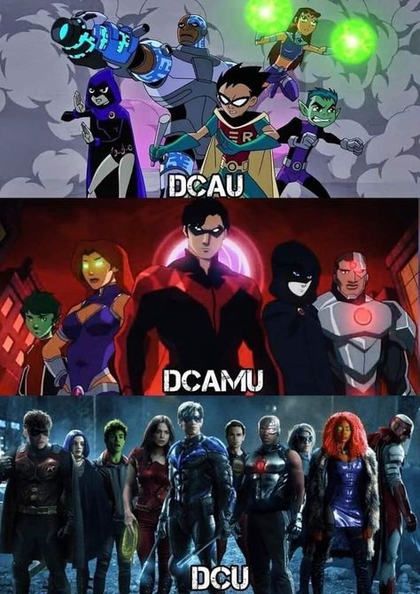 Titans Tv Series, Original Teen Titans, Superhero Family, Teen Titans Fanart, Dc Comics Heroes, Teen Titan, Univers Dc, Batman Artwork, Raven Teen Titans