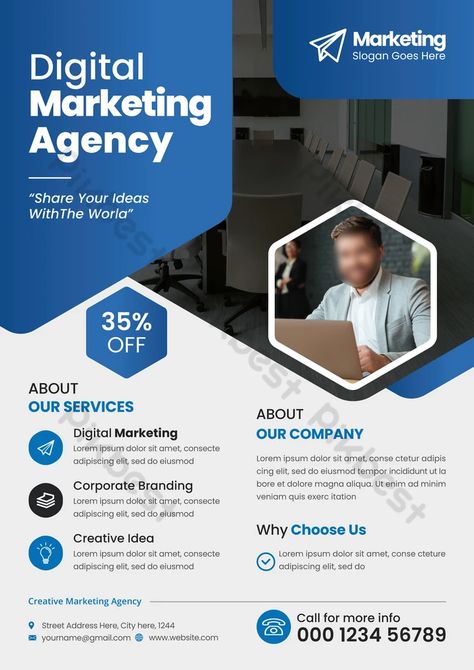 unique digital marketing agency corporate business flyer design template Digital Marketing Flyer Design, Unique Flyer Design, Digital Marketing Flyer, Corporate Flyer Design, Security Guard Companies, Business Flyer Design, Facebook Cover Template, Marketing Flyers, Women Health