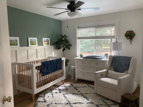 Navy Sage Nursery, Sage Green And Navy Nursery, Earth Nursery, Navy And Sage Nursery, Earthy Tones Nursery, Green And Navy Nursery, Sage Green And Blue Nursery, Earthy Nursery Ideas Gender Neutral, Olive Green Nursery Neutral