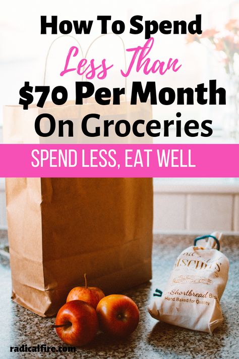 How to spend less than $70 per month on groceries. Spend less on groceries, while still enabling you to eat will. Stop wasting money on groceries today! You can still eat well on a budget, spend less on food, and reduce food waste all at the same time #spendless #reducewaste #mealplanning Grocery Savings Tips, Money Help, Money Management Activities, Growing Wealth, Grocery Savings, Saving Plan, Grocery Budget, Retire Early, Money Hacks