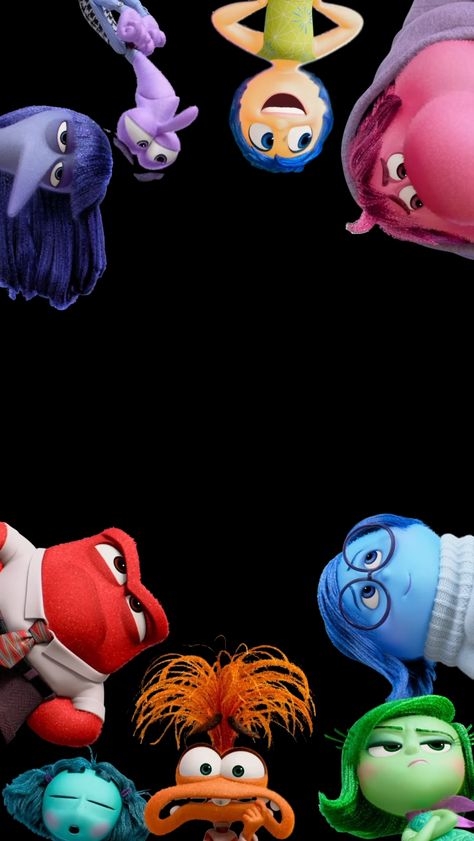 Movie Inside Out, Inside Out Characters, Whatsapp Wallpaper Cute, Disney Inside Out, Disney Collage, Whatsapp Wallpaper, Halloween Wallpaper Iphone, Cool Wallpapers Cartoon, Pinturas Disney