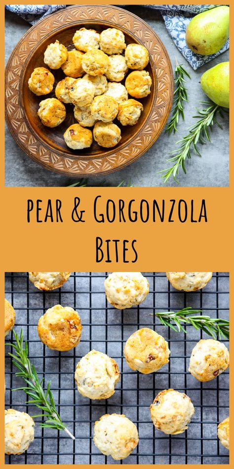 Pear Gorgonzola, Fall Appetizer, Fall Appetizers, Gorgonzola Cheese, Pear Recipes, Blogger Photos, Easy Clean Eating, Appetizer Bites, Toasted Walnuts