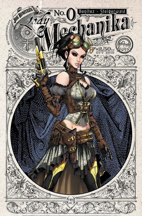 Lady Mechanika Lady Mechanika, Aspen Comics, Steampunk Illustration, Steampunk Book, Steampunk Artwork, Art Steampunk, Punk Clothing, Style Steampunk, Punk Art