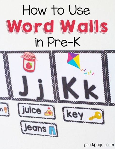 Letter Wall For Preschool, Preschool Word Walls, Prek Literacy, Word Wall Letters, Literacy Activities Preschool, Preschool Language, Prek Classroom, Alphabet Learning, Word Walls