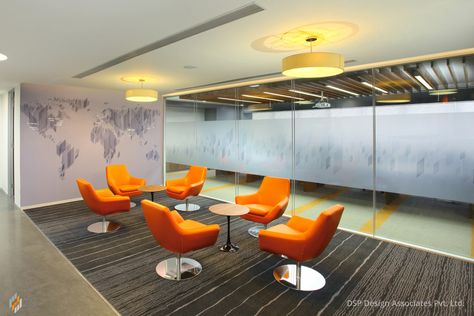 ZS Associates - Gurgaon Offices - Office Snapshots Office Design Ideas, Office Snapshots, Cool Office, Office Inspiration, Professional Services, Interior Spaces, Glass Wall, Office Design, Interior Designer