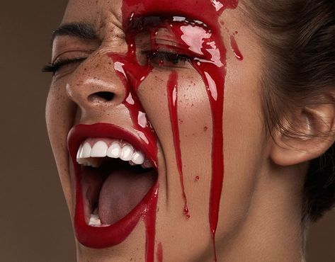 Storm of Emotions on Behance Storm Makeup, Mujeres Tattoo, Girl Face Tattoo, Hyper Realistic Paintings, Mode Editorials, Digital Painting Portrait, Art Photography Portrait, Photographie Portrait Inspiration, Portrait Photography Women