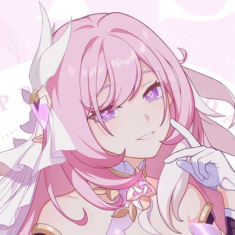 Elysia Icon, Girl With Pink Hair, Honkai Impact 3rd, Honkai Impact, An Anime, Pink Hair, Purple, Hair, Anime