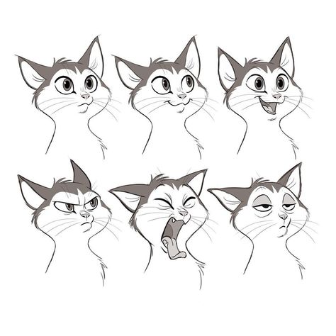 Monster Verse, Cat Expressions, Bunny Book, Cat Drawing Tutorial, Wild Dog, Cat Sketch, 강아지 그림, Drawing Expressions, Cat Character