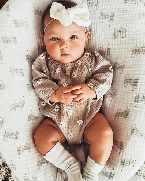 Baby Girl Clothes Newborn, Boho Baby Romper, Trendy Baby Girl Clothes, Boho Baby Girl, Newborn Baby Clothes, Newborn Girl Outfits, Baby Rompers