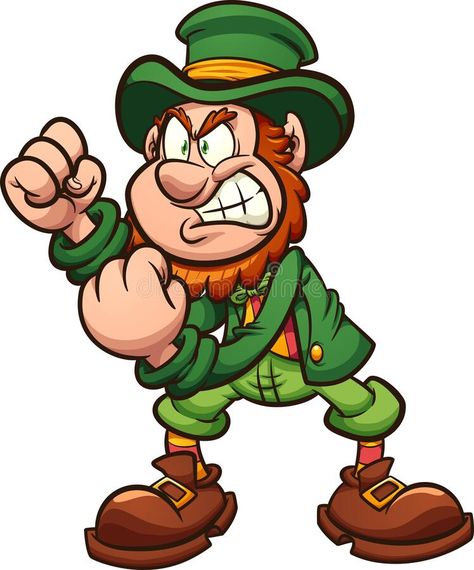 Irish Clipart, Angry Cartoon, Glowforge Ideas, Cartoon Crazy, Book Artwork, Dope Cartoon Art, Cartoon Faces, Cartoon Clip Art, Free Illustrations