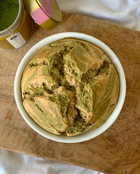 Matcha Baked Oats, Matcha Oats, The Matcha, Dairy Free Milk, Baked Oats, Breakfast Bowl, Balanced Life, Matcha Powder, One Half