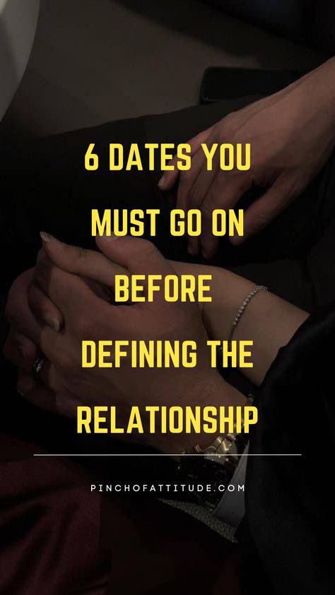 Before diving into a relationship, these types of dates for couples are a must! Each one gives you insight into who they really are. Whether it's a road trip or a cozy dinner, you’ll get closer to defining the relationship and finding out if it's meant to last! 🚗💑 #TypesOfDatesForCouples #DatingBeforeRelationship #DefiningTheRelationship #TypesOfCoupleDates #TypesOfDatesToGoOn Healthy Dating Relationships, Types Of Dates For Couples, Dating In 40s, Relationship Needs List, How To Date, Dating Intentionally, Before Getting Into A Relationship, Intentional Dating, Types Of Dates