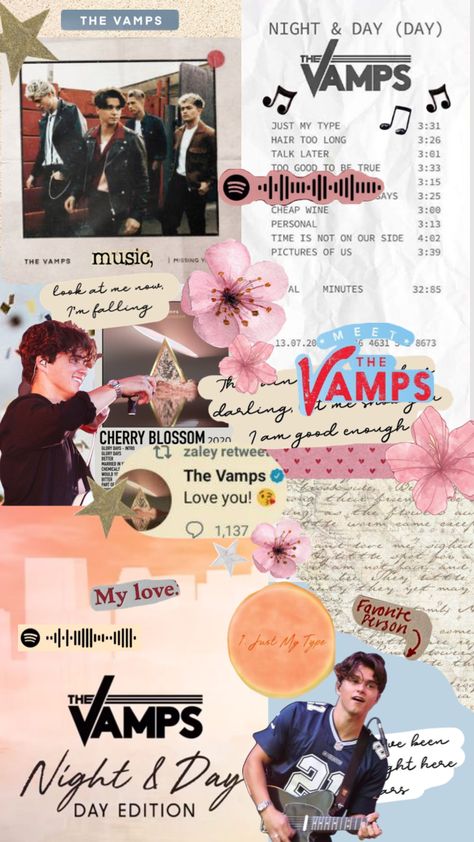 The Vamps Wallpaper, Somebody To You The Vamps, The Vamps Song Lyrics, The Vamps Collage, The Vamps Lyrics, Brad Simpson, Bradley Simpson, Im Falling, Day For Night