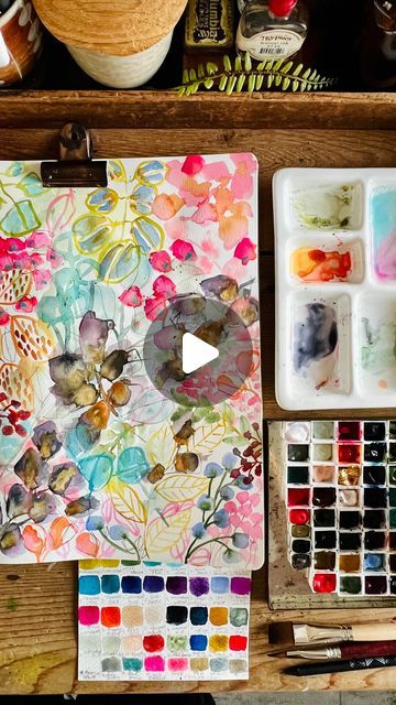 Rae Missigman - Watercolor Botanicals ArtMarks on Instagram: "More Layers upon layers.

#watercolorpainting #watercolorflorals #watercolorlayers  #raemissigman #watercolorpaintingprocess #watercolorprocess #watercolorsketchbook #paintingexperiment #wetonwet #moodyflorals #stepawayfromthepainting #morningsinthestudio" Rae Missigman, Watercolor Botanicals, Watercolor Sketchbook, Floral Watercolor, Art Studio, Watercolor Paintings, Floral, On Instagram, Instagram