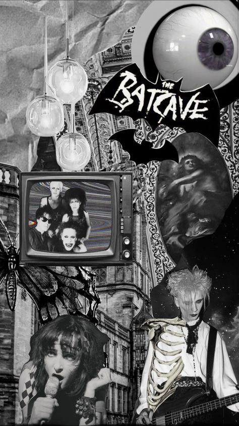 The Batcave Goth, Siouxsie And The Banshees Wallpaper, Batcave Wallpaper, Goth Music Aesthetic, Trad Goth Wallpaper, Specimen Band, Batcave Goth, Goth Wallpapers, Post Punk Aesthetic