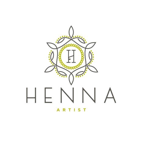 Henna Logo, Flowers Logo Design, Flowers Logo, Barbershop Haircut, Logo Flower, Henna Paste, Flower Logo Design, Flower Henna, Initial Logo